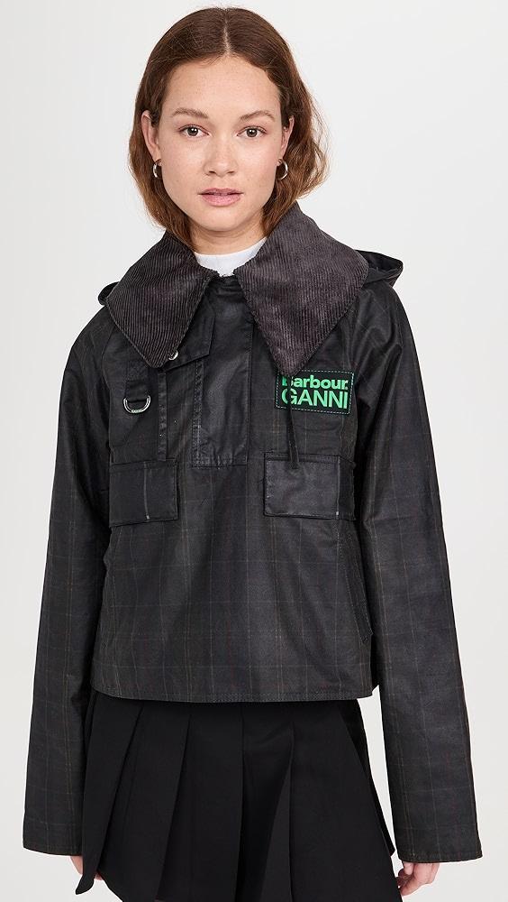 Barbour Barbour Ganni Wax Anorak Smock Jacket | Shopbop Product Image