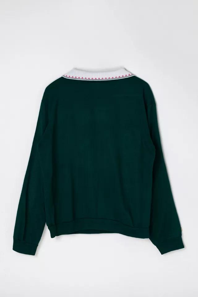Vintage 90s Cats & Daisies Collared Sweatshirt Product Image