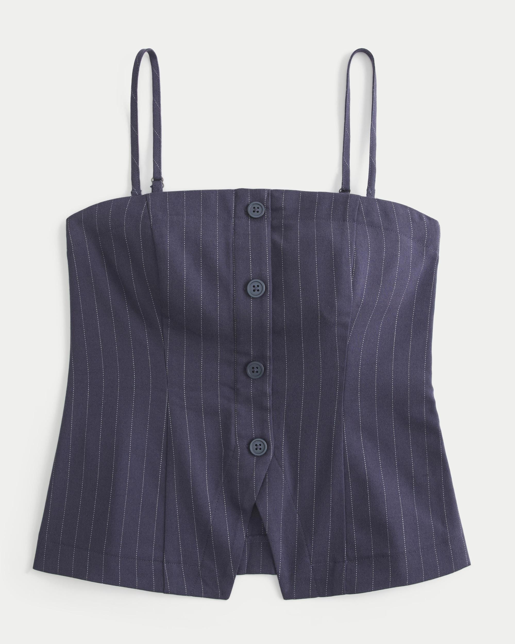 Button-Through Tube Top Product Image
