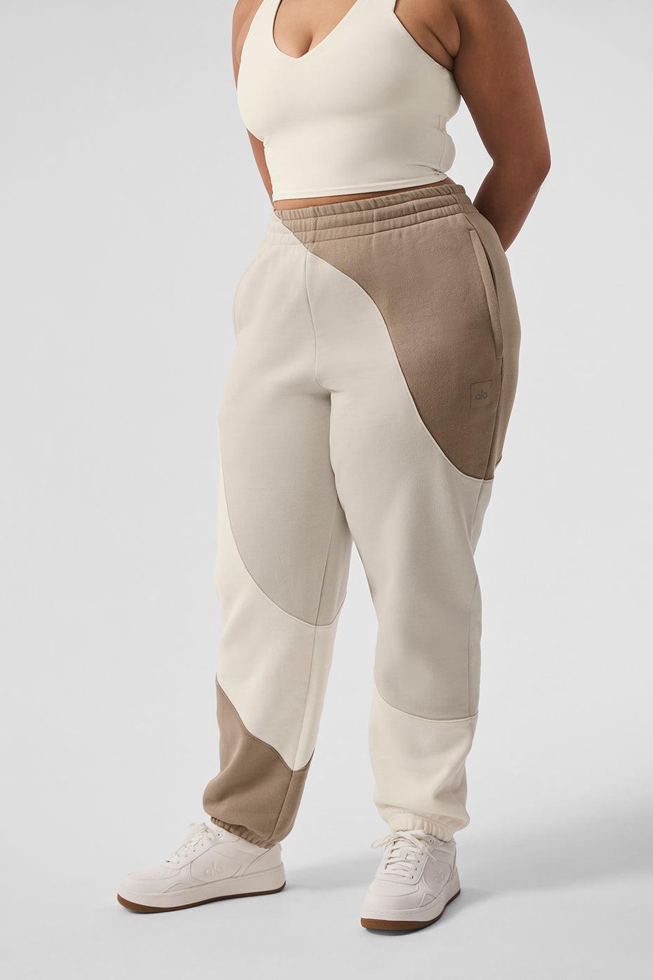 Make Waves Sweatpant - Ivory/Bone/Gravel Product Image