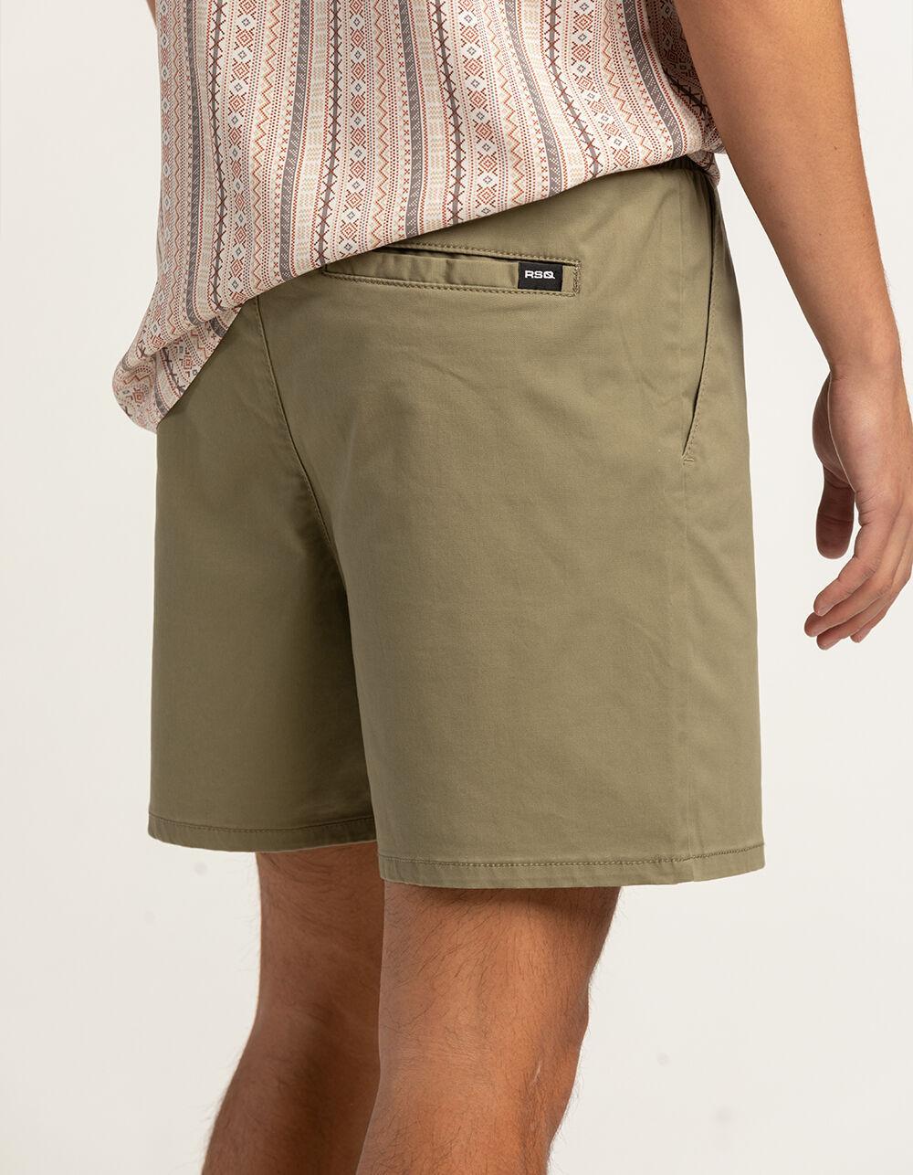 RSQ Mens 6" Pull On Shorts - MILITARY Product Image