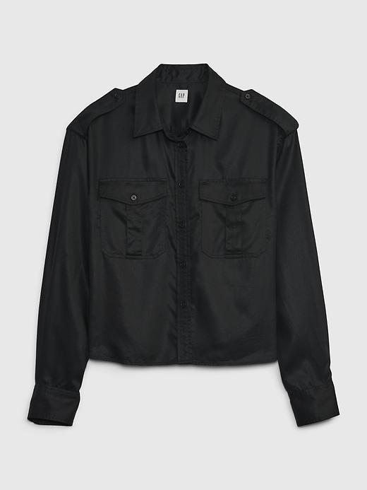 Cropped Utility Shirt Product Image