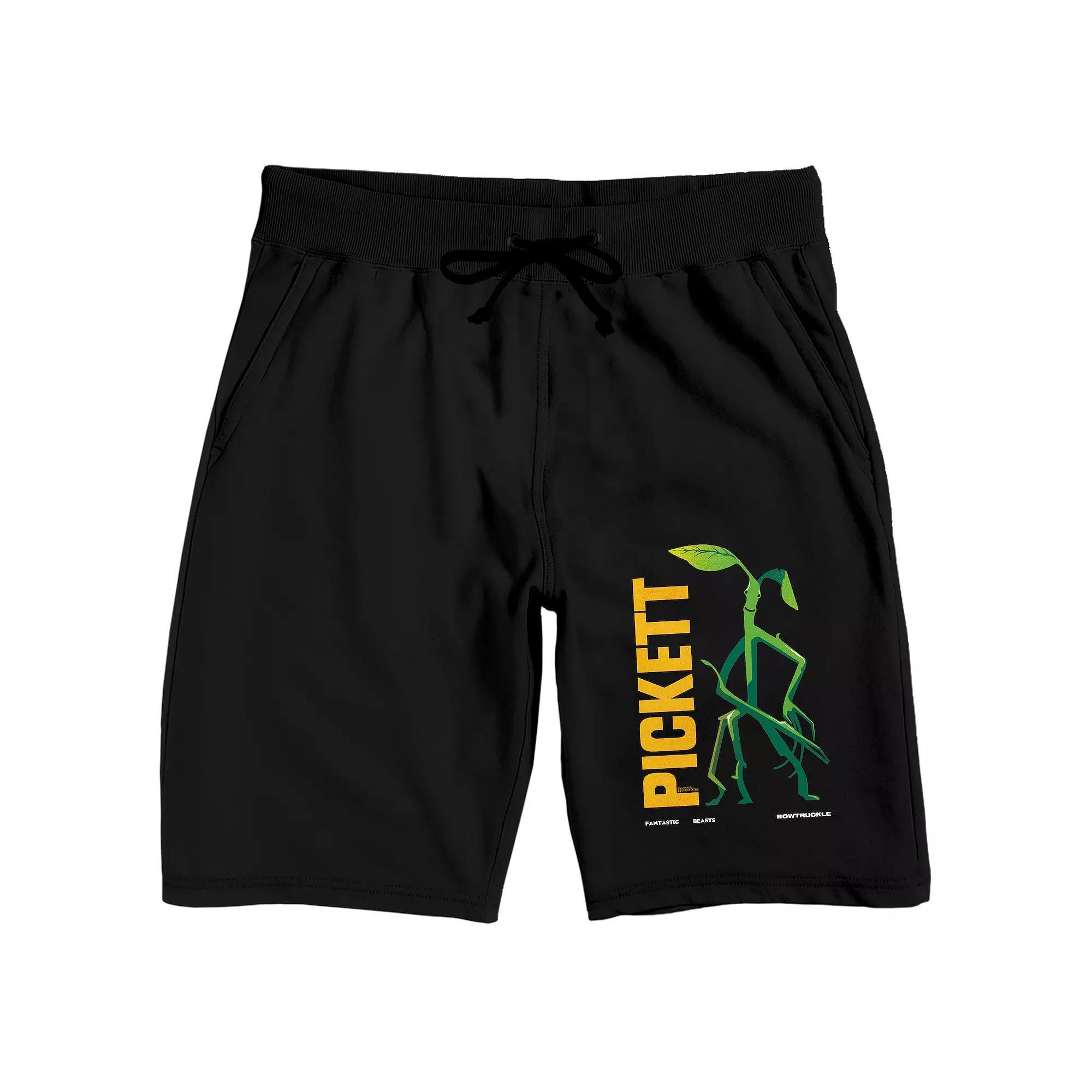 Men's Fantastic Beasts Pickett Sleep Shorts, Size: Small, Black Product Image
