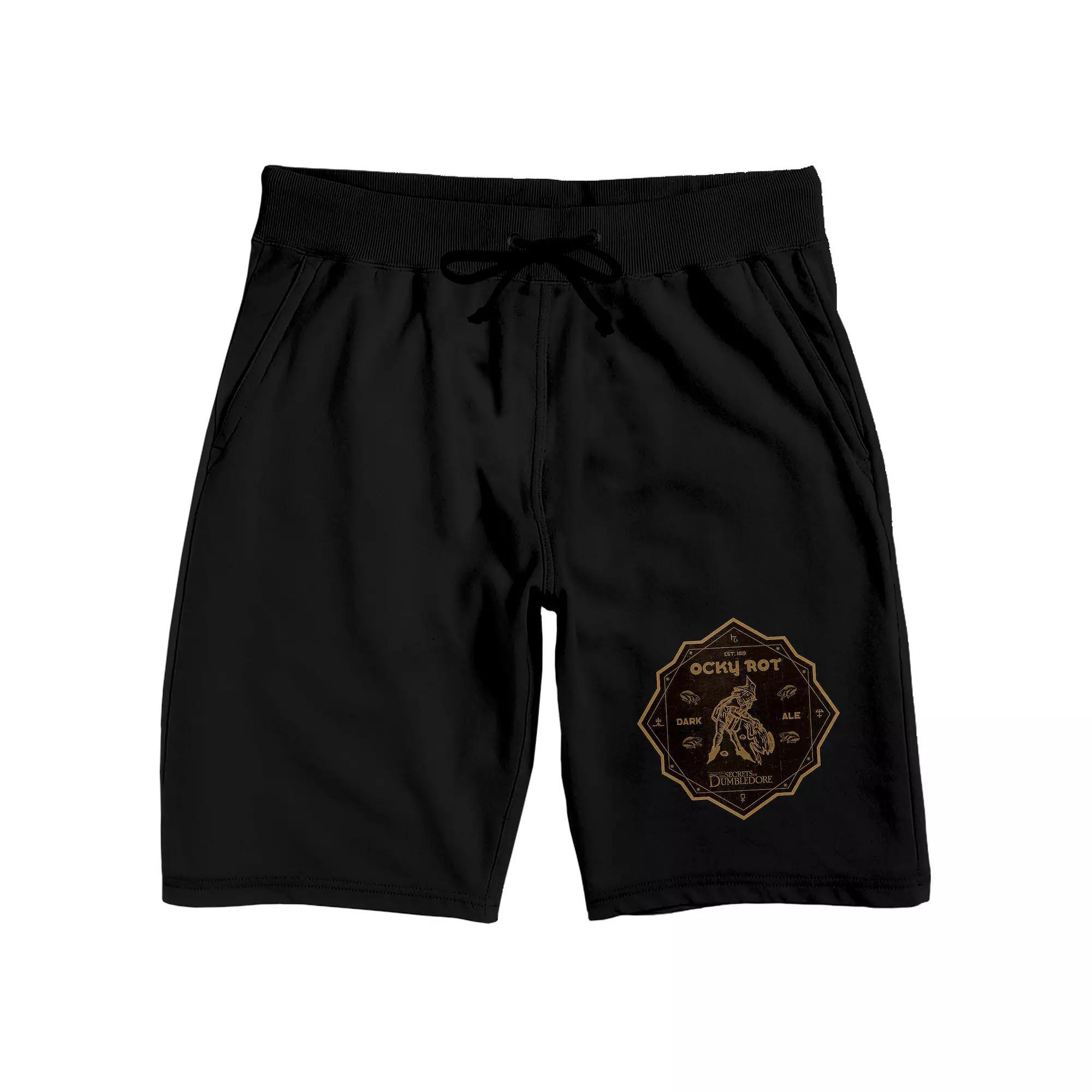 Men's Fantastic Beasts Pickett Sleep Shorts, Size: Small, Black Product Image