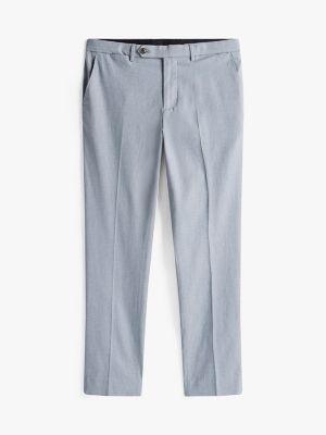Stretch-Oxford Straight Dress Pant Product Image
