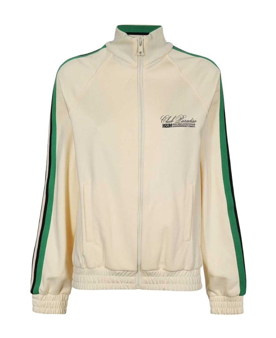 MSGM Long-sleeved Casual Jacket In Nude Product Image