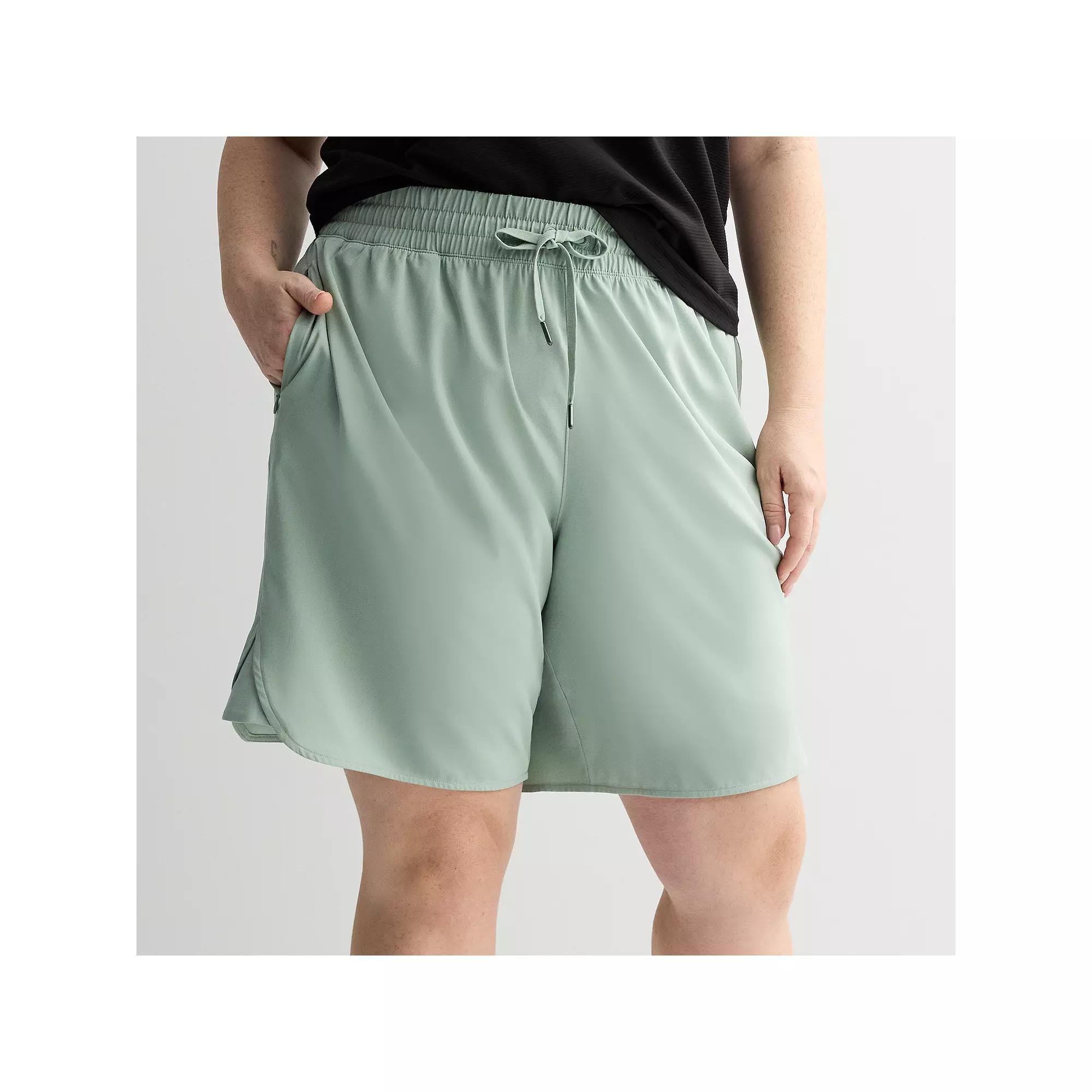 Plus Size Tek Gear® Woven Bermuda Shorts, Women's, Size: 1XL, Ostego Bay Product Image