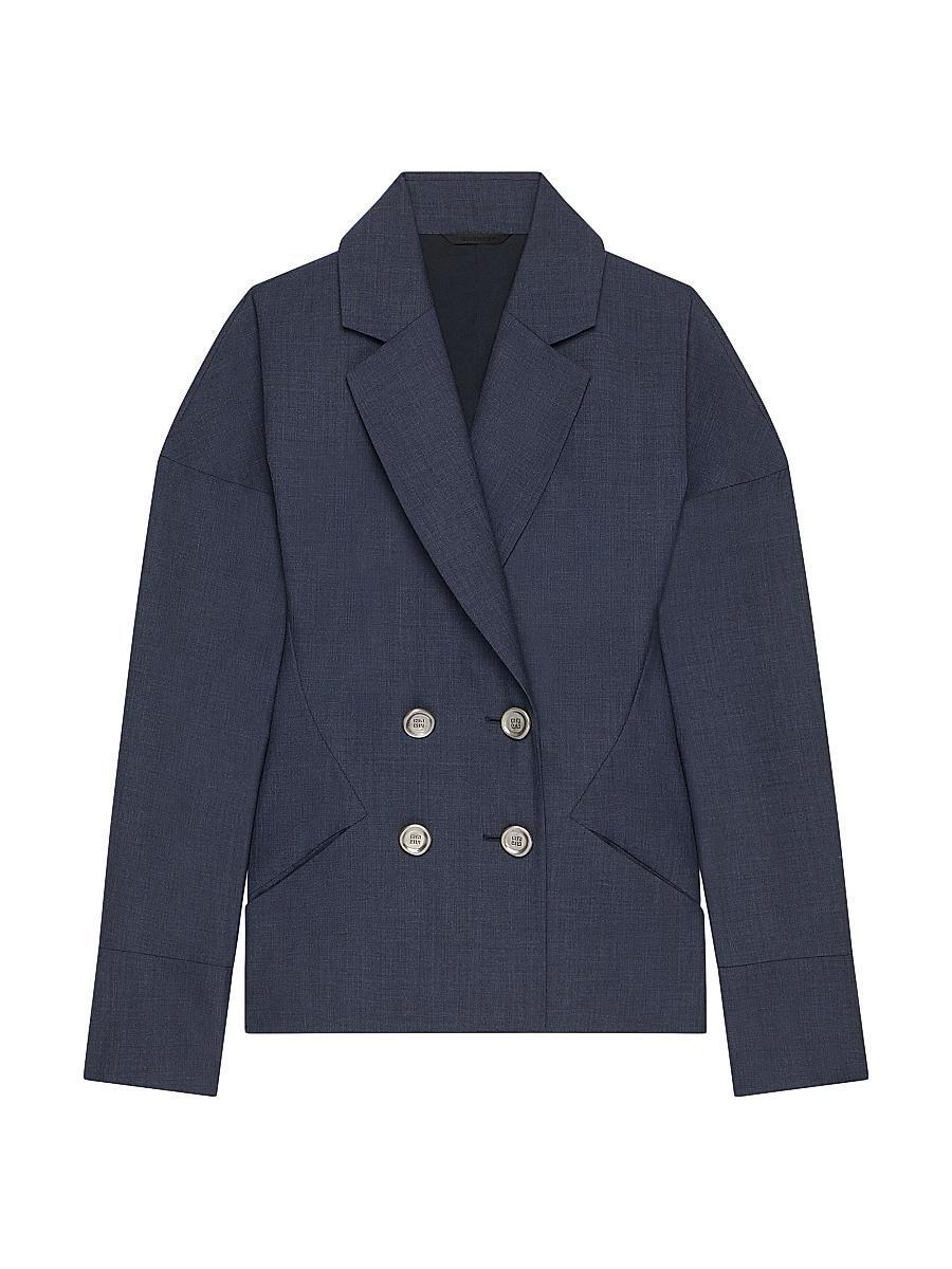 Womens Slim Fit Jacket in Wool Product Image