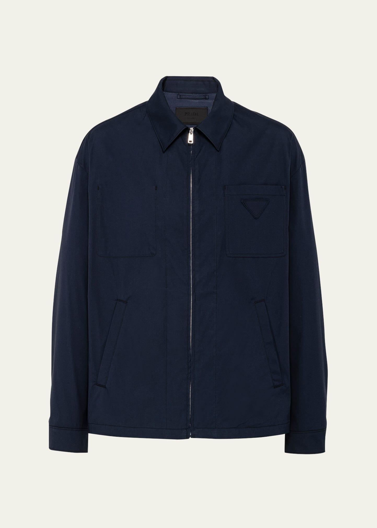 Mens Stretch Cotton Blouson Jacket Product Image