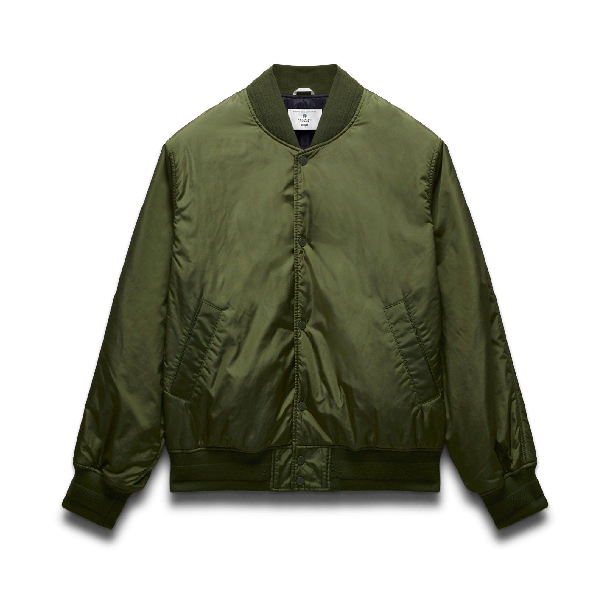 Econyl Satin Nylon Stadium Jacket - Vault Male Product Image