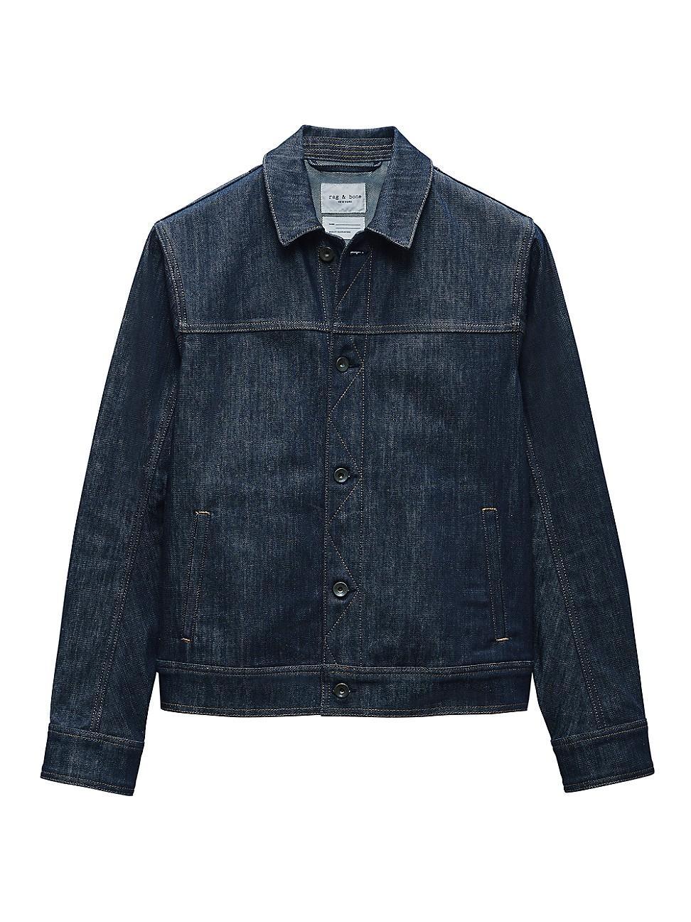 Mens Owen Trucker Denim Jacket Product Image