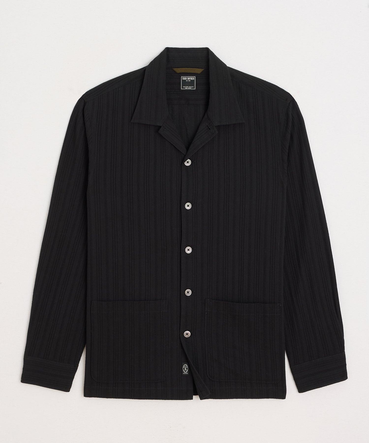 Mens Sylvain Shirt in Structure Knit Product Image