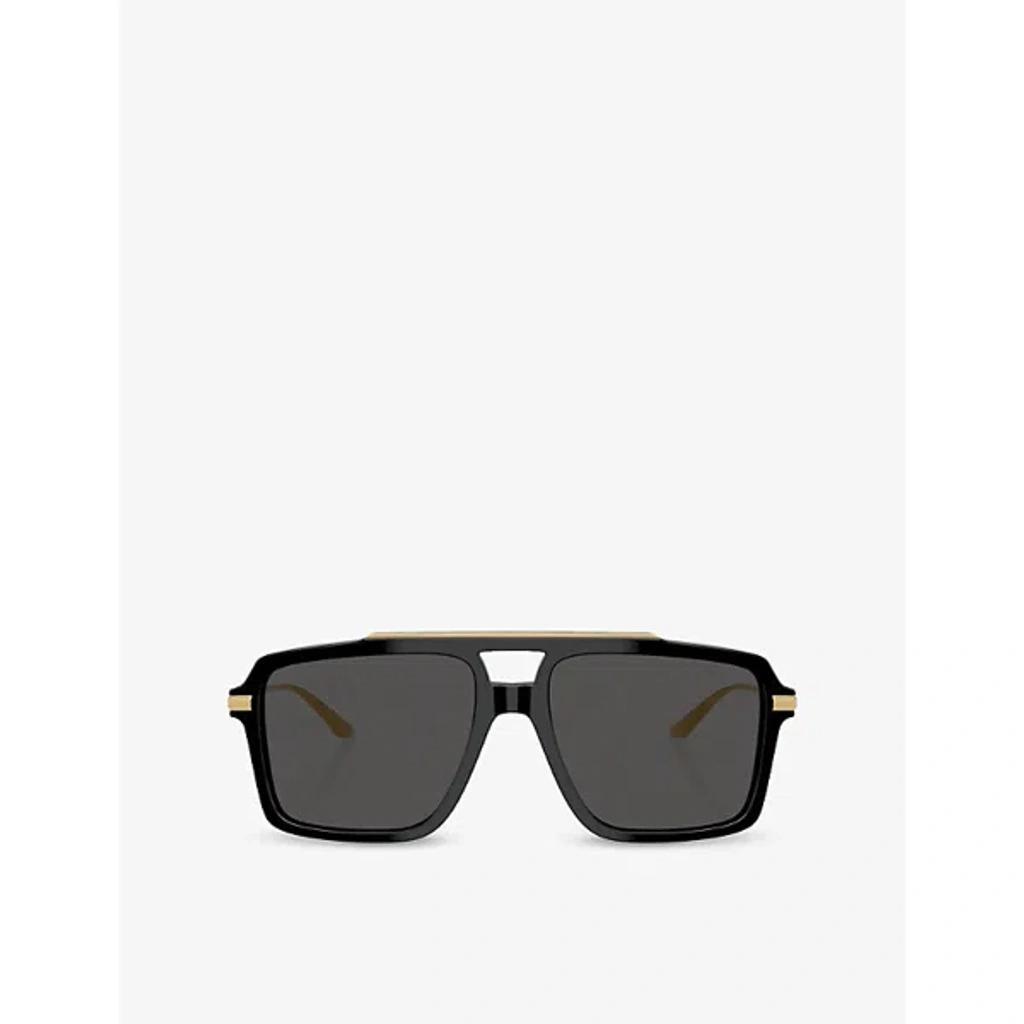 BRUNELLO CUCINELLI Womens Brown Bc4006s Round-frame Acetate Sunglasses Product Image