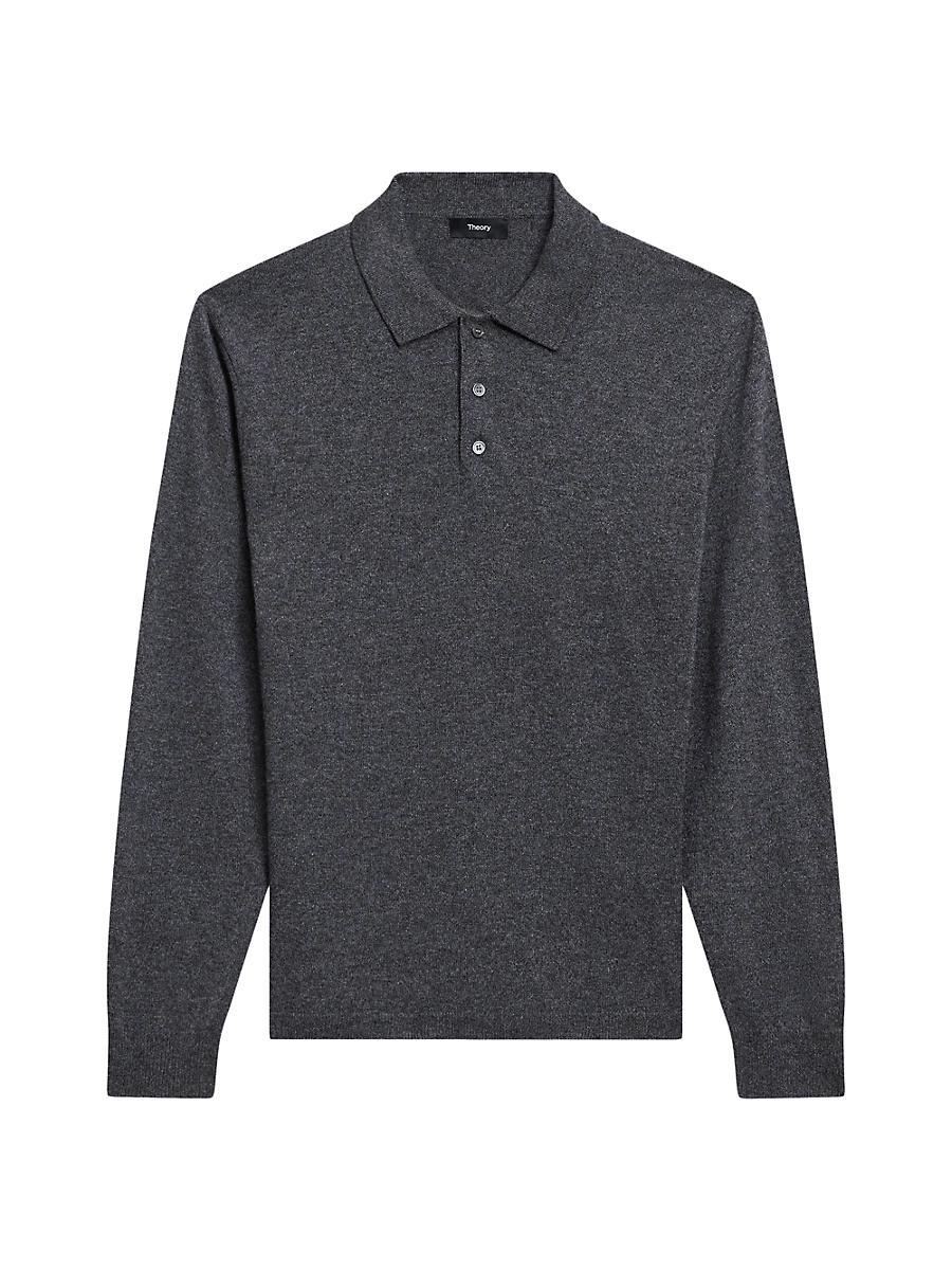 Mens Hilles Cashmere Polo Sweater Product Image