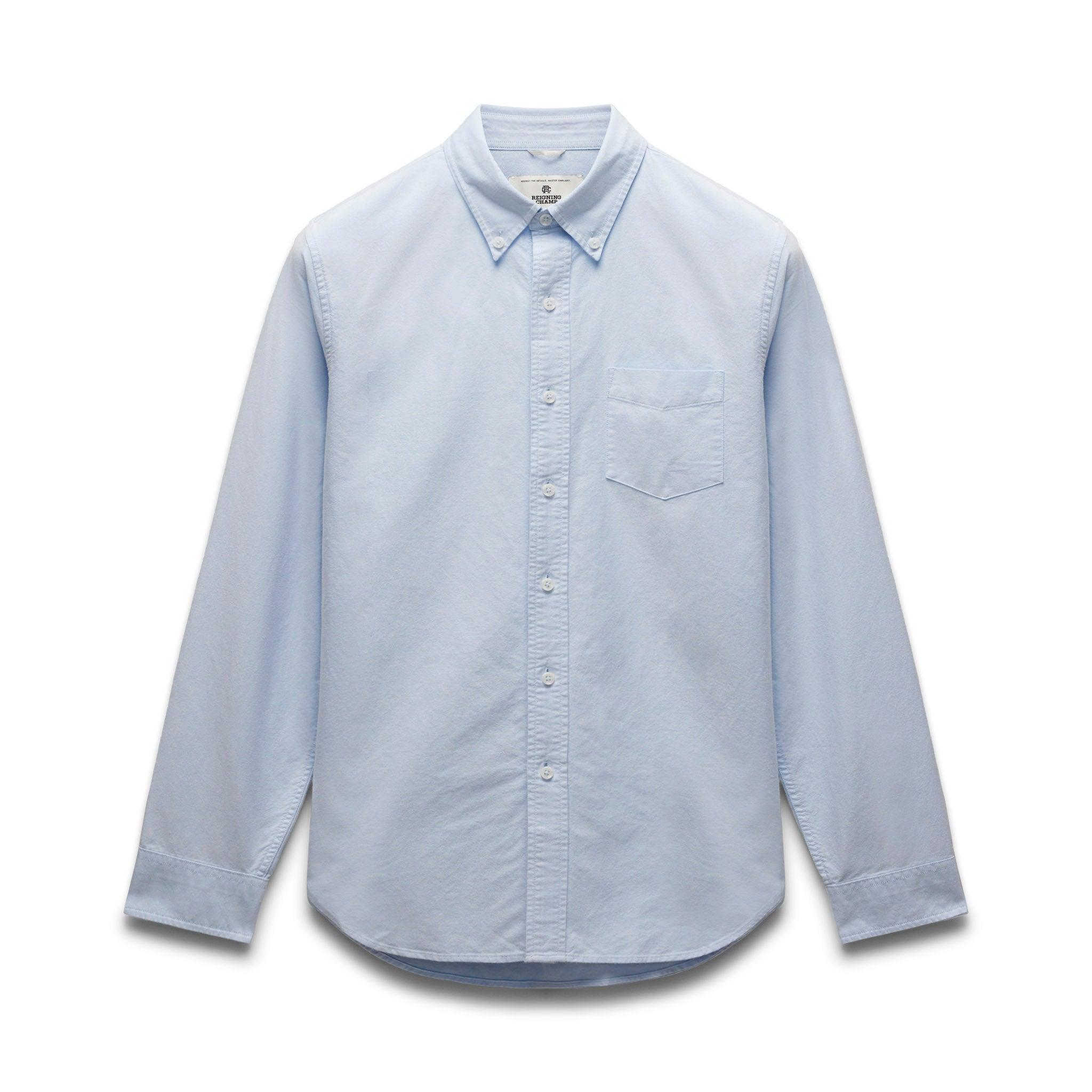 Cotton Oxford Windsor Standard Shirt Male Product Image