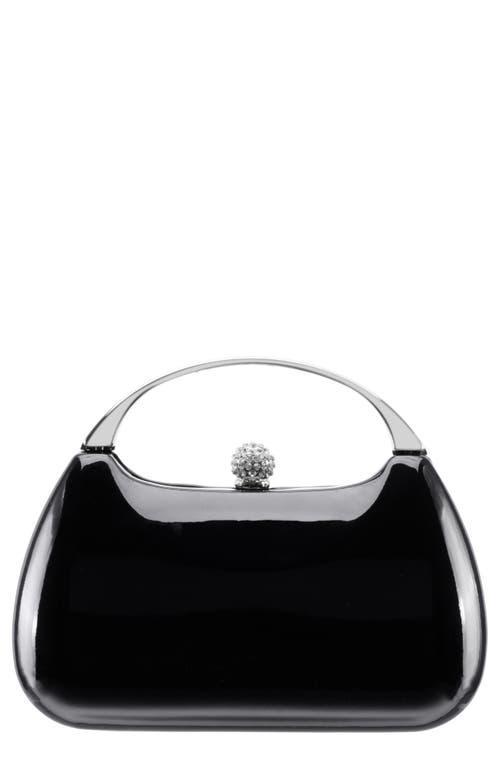 Nina Womens Metallic Minaudiere bag with Metal Handle Product Image