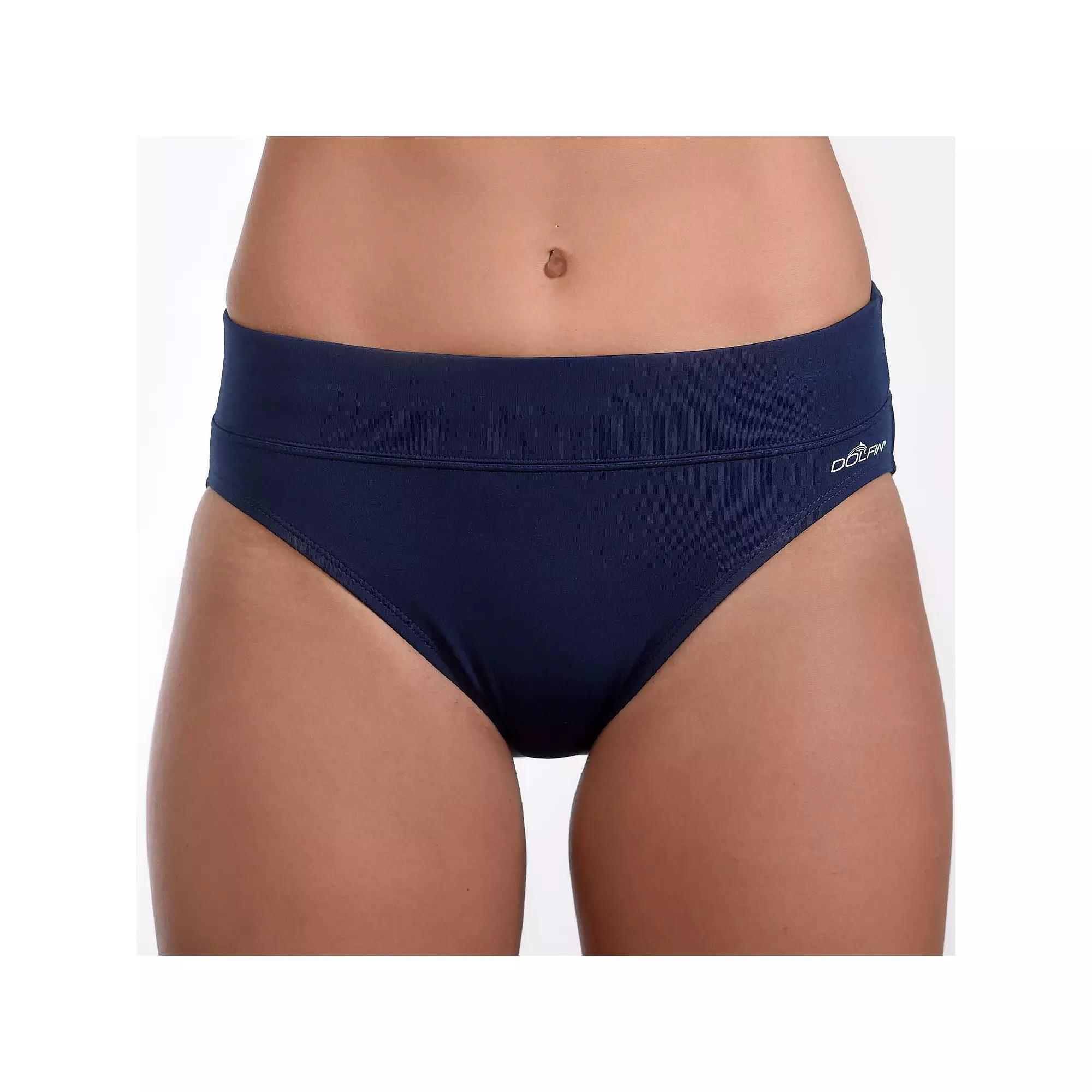 Women's Dolfin Aquashape Moderate Swim Briefs, Size: XXL, Blue Product Image
