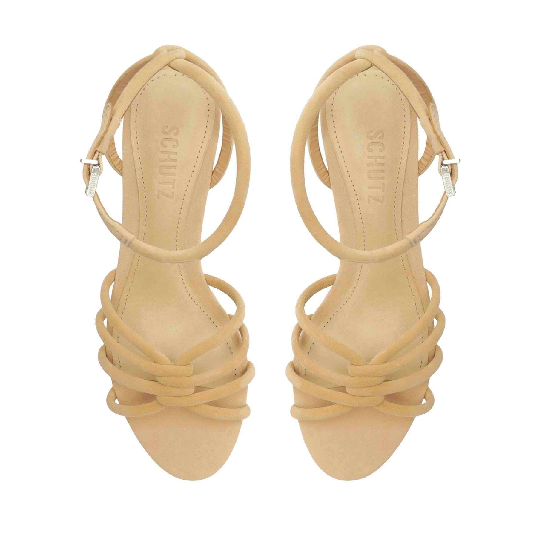 Rachel Block Leather Sandal Product Image