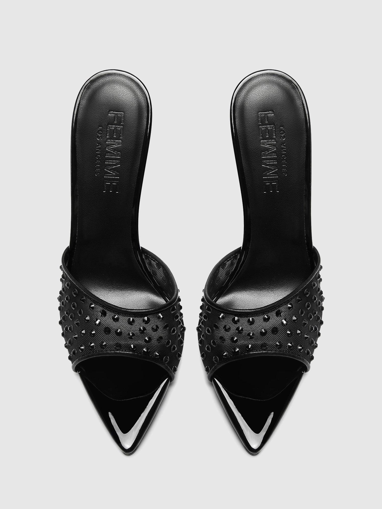 Gianni - Mesh Diamonds - Black Product Image