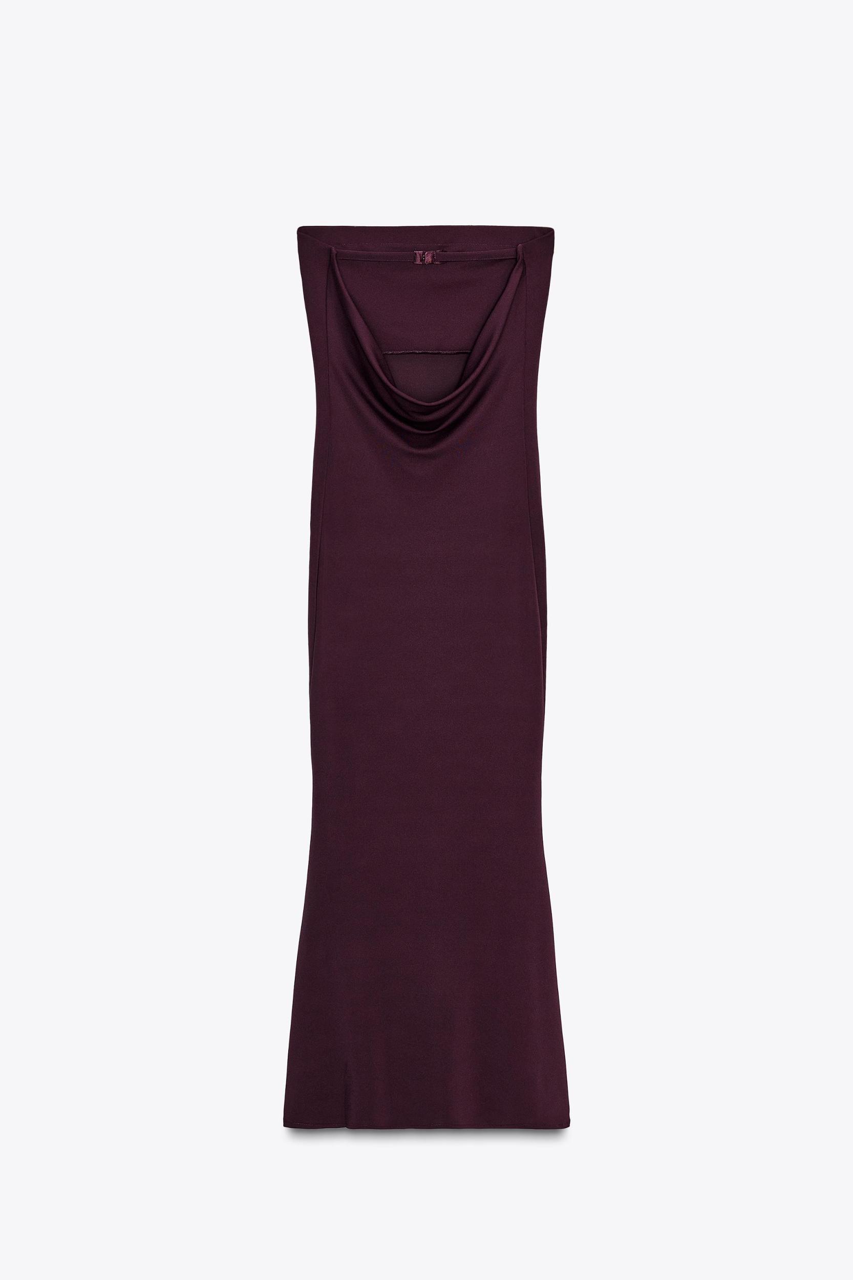 STRAPPY BACK BANDEAU DRESS Product Image