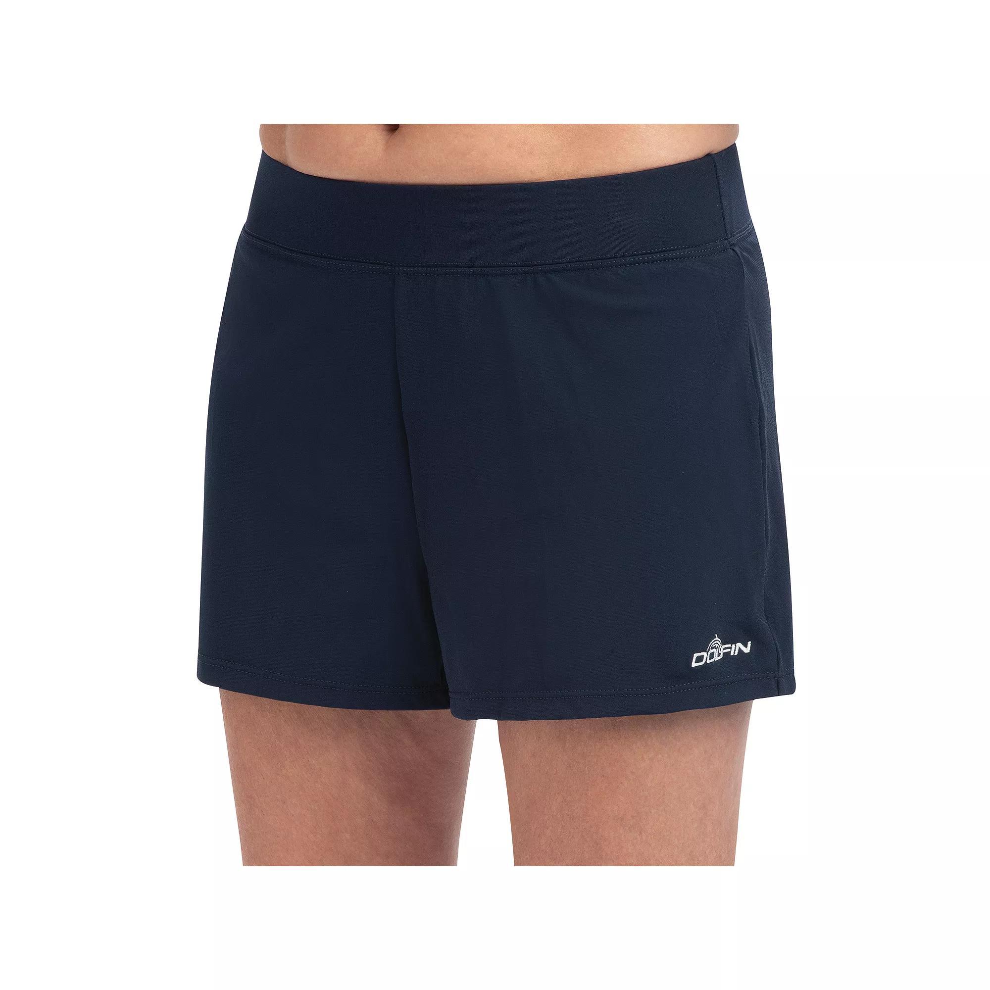 Women's Dolfin Aquashape Solid Swim Shorts, Size: XS, Blue Product Image