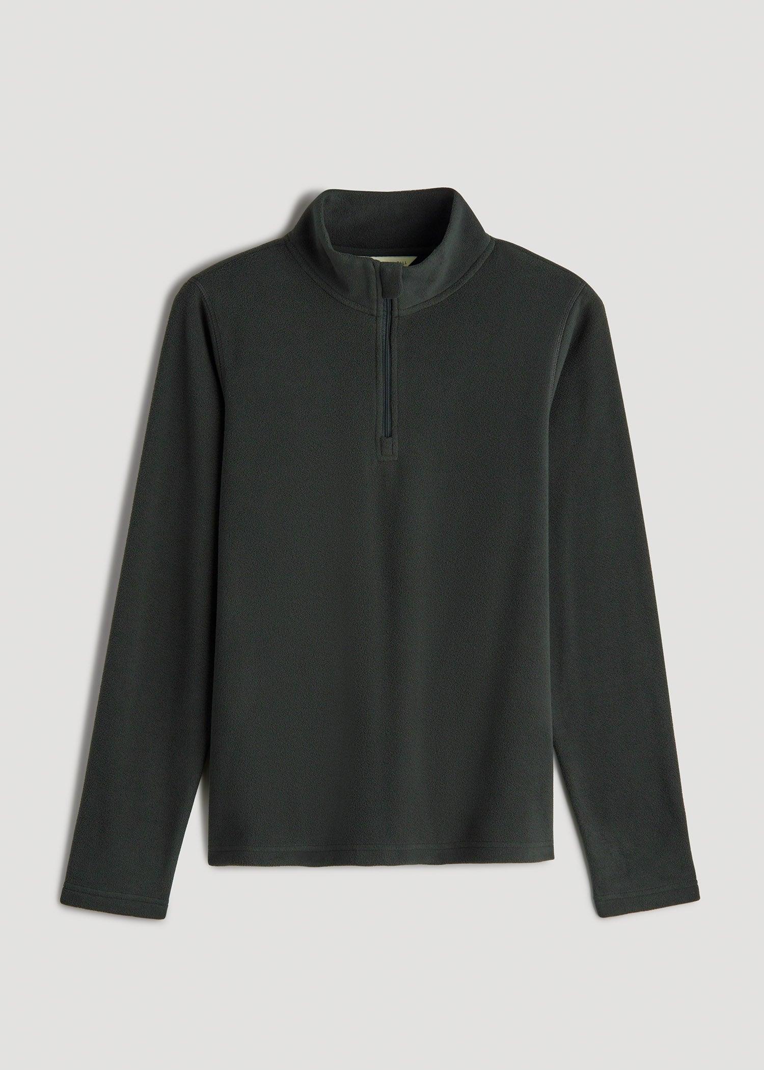 Half Zip Polar Fleece Pullover Sweater for Tall Women in Pine Grove Product Image