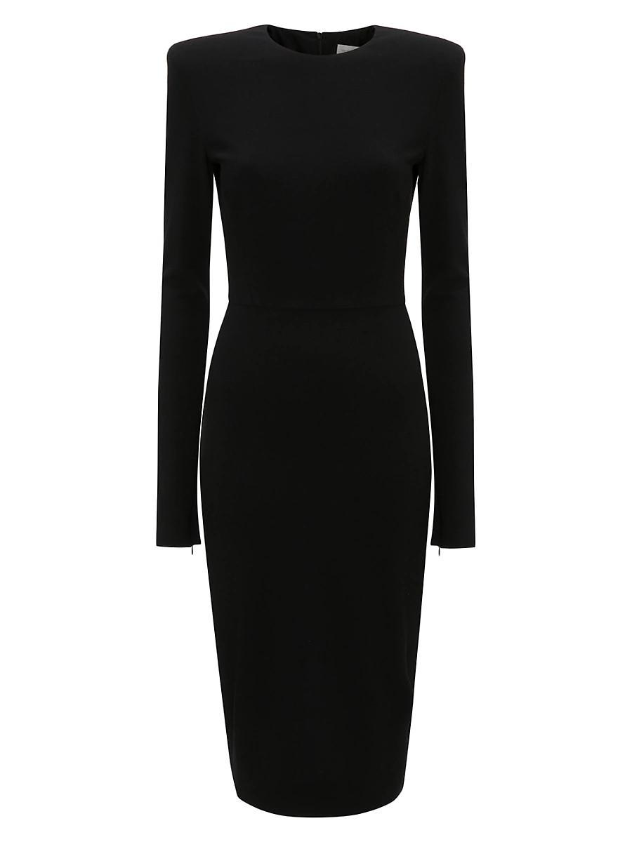 Womens Wool-Blend Body-Con Dress Product Image