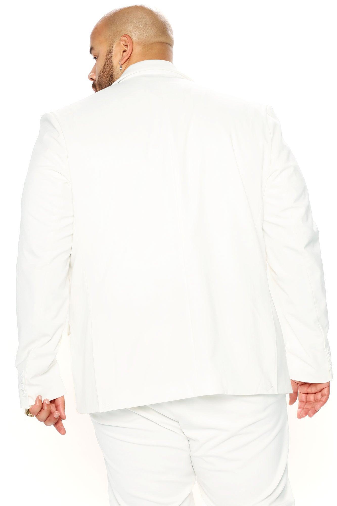 The Modern Stretch Suit Jacket - Off White Product Image