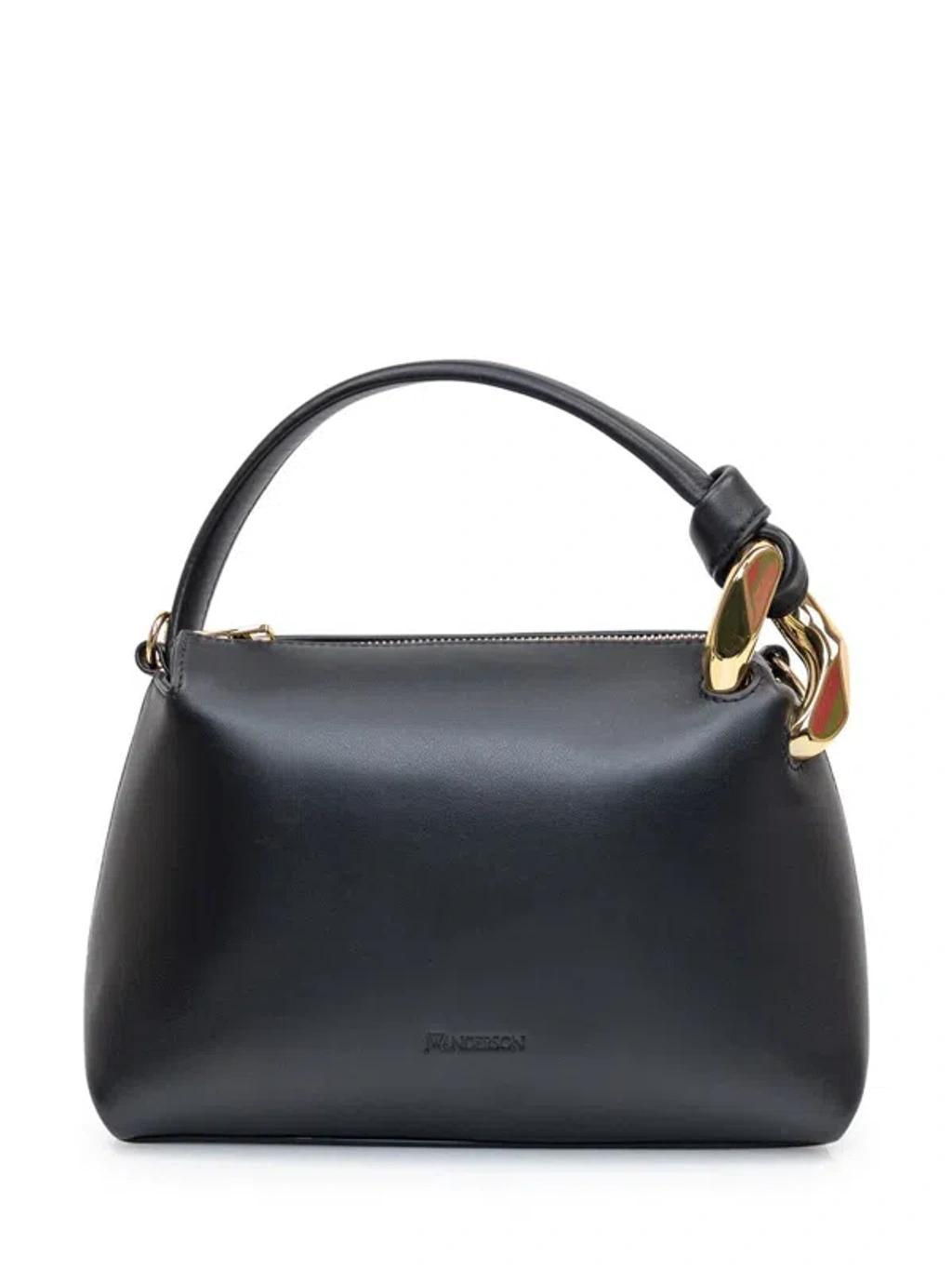 JW ANDERSON Small Jwa Corner Bag - Leather Bag In Black Product Image