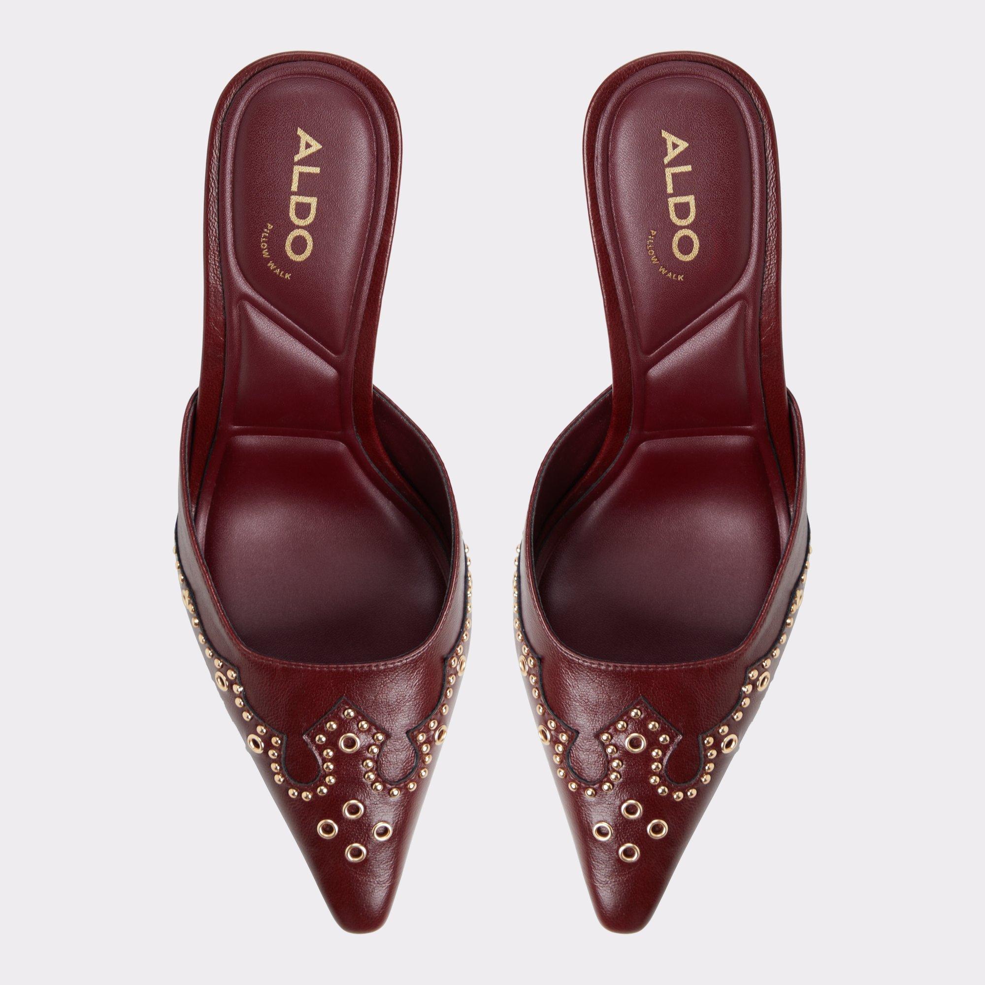 ALDO Amarilla - Women's Mule Slide - Red, Size 11 Product Image