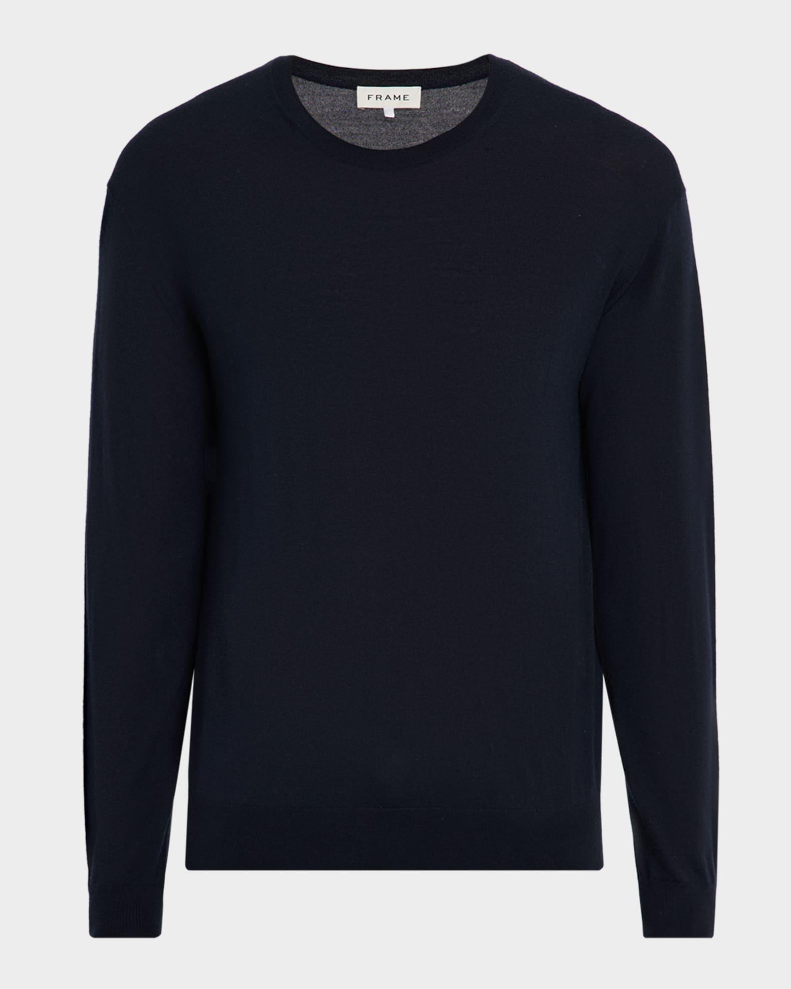 Men's Superfine Wool and Cashmere Crewneck Sweater Product Image