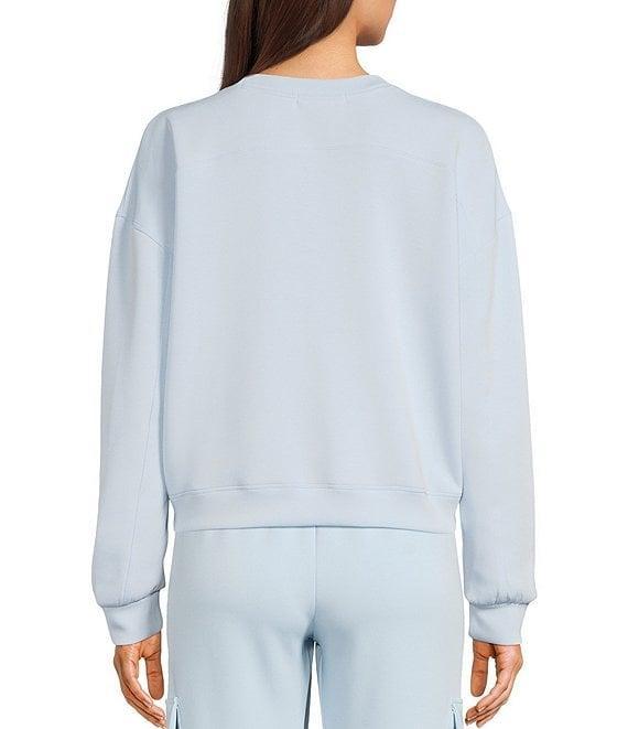 Copper Key Knit Long Sleeve Coordinating Lounge Top Product Image
