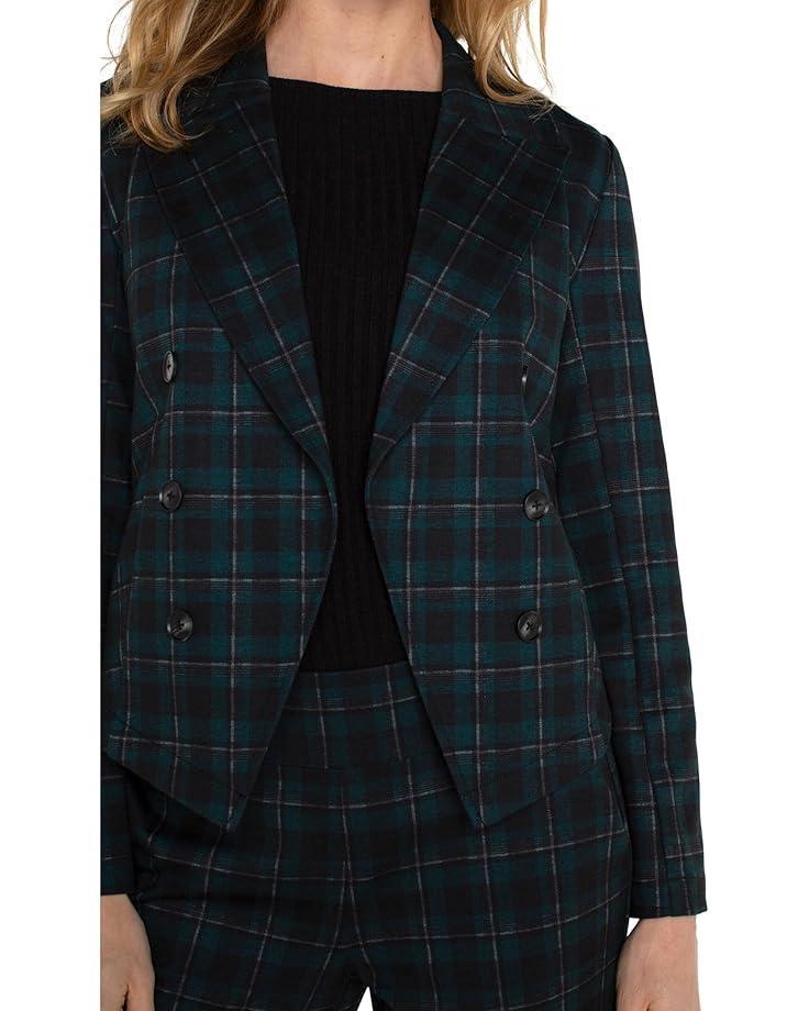 Cropped Blazer Luxe Stretch Suiting Product Image
