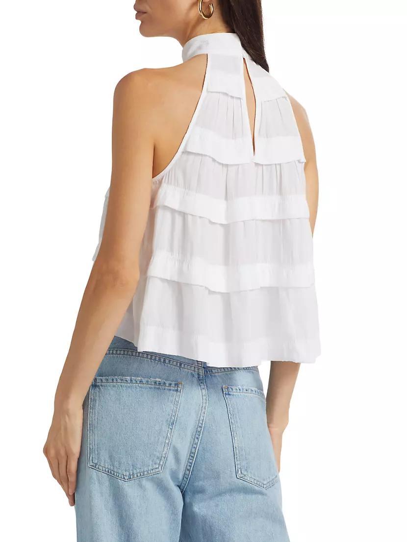 Sherrie Tiered Halterneck Top Product Image