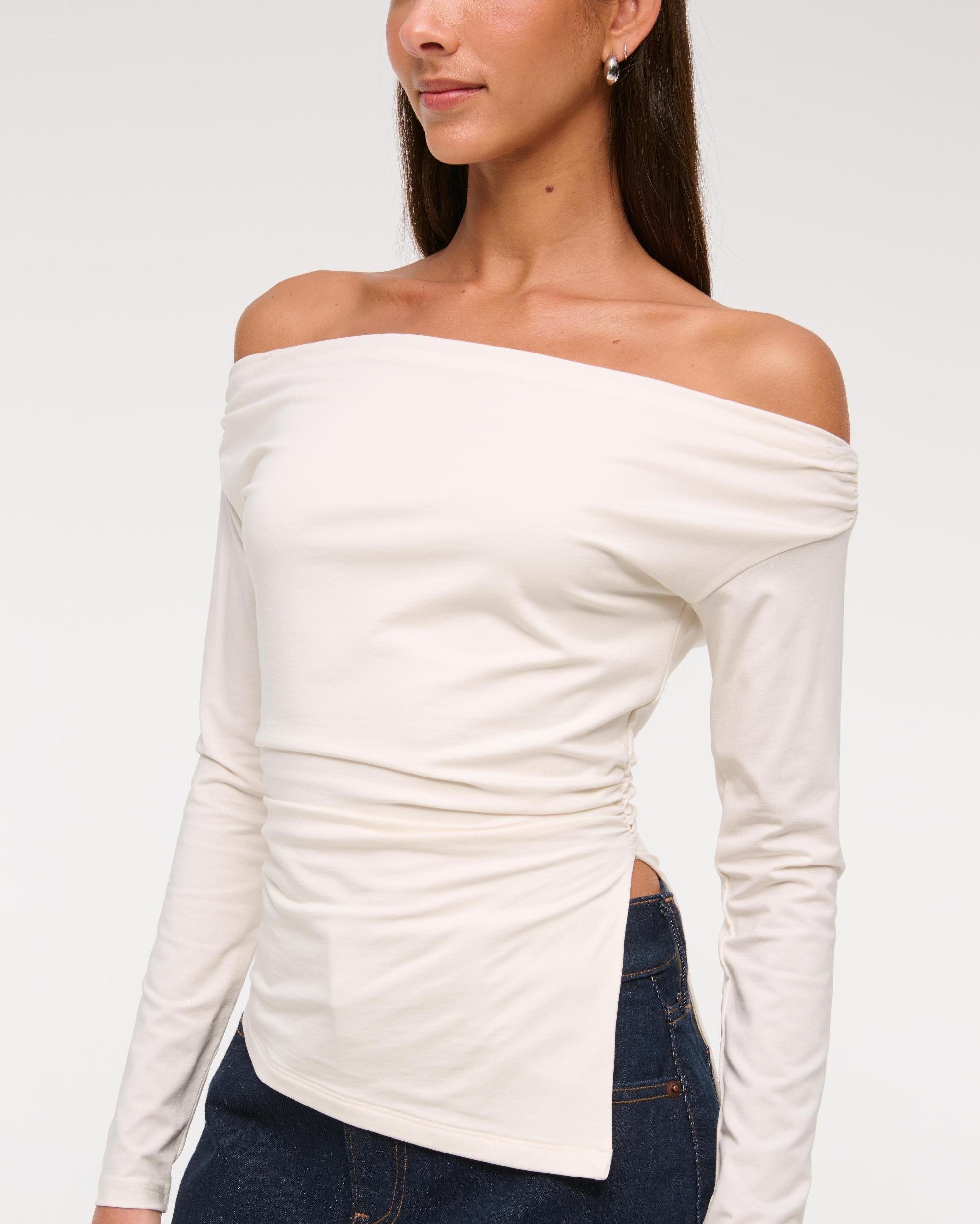 Off-The-Shoulder Draped Top Product Image