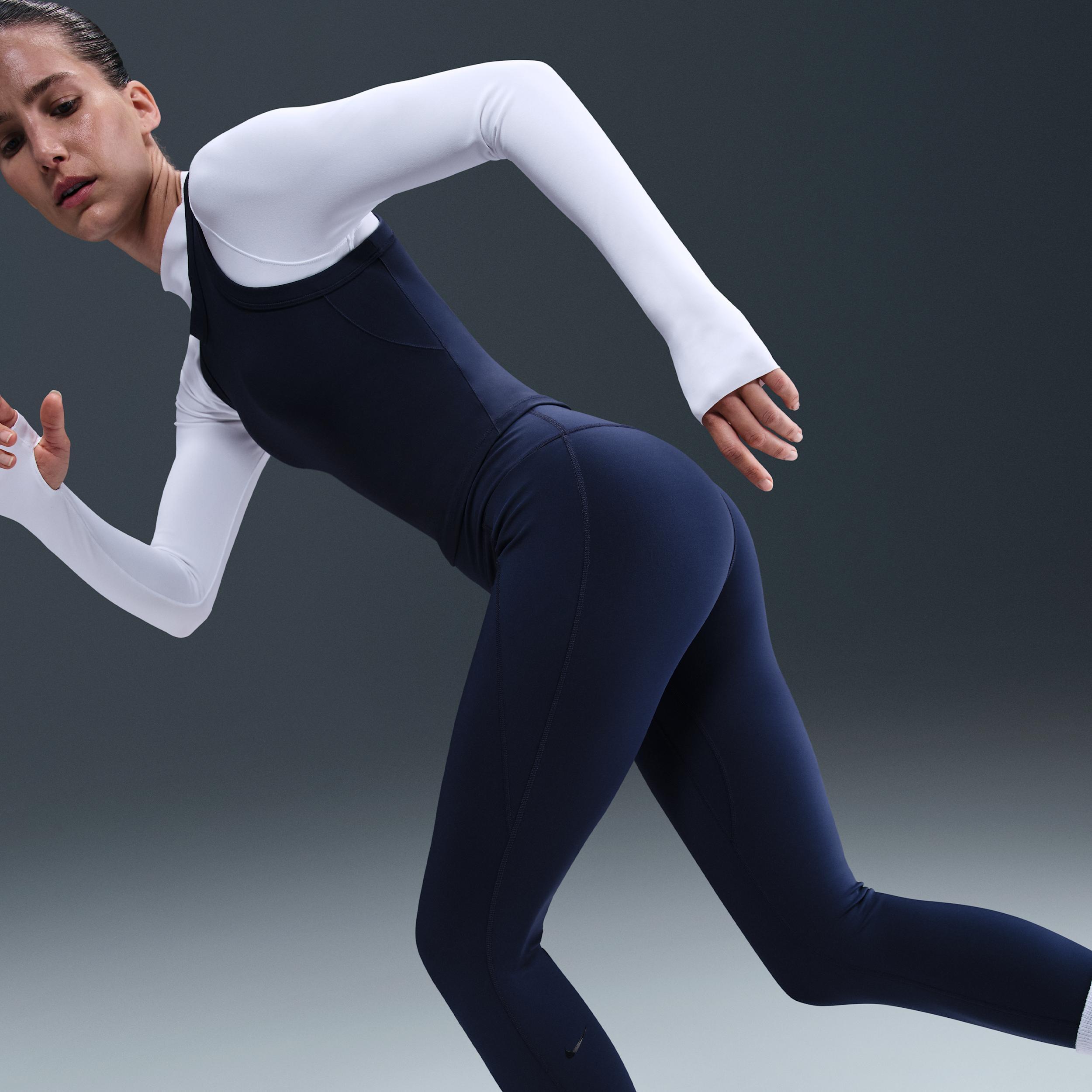 Nike Women's Universa High-Waisted 7/8 Leggings with No Front Seam Product Image