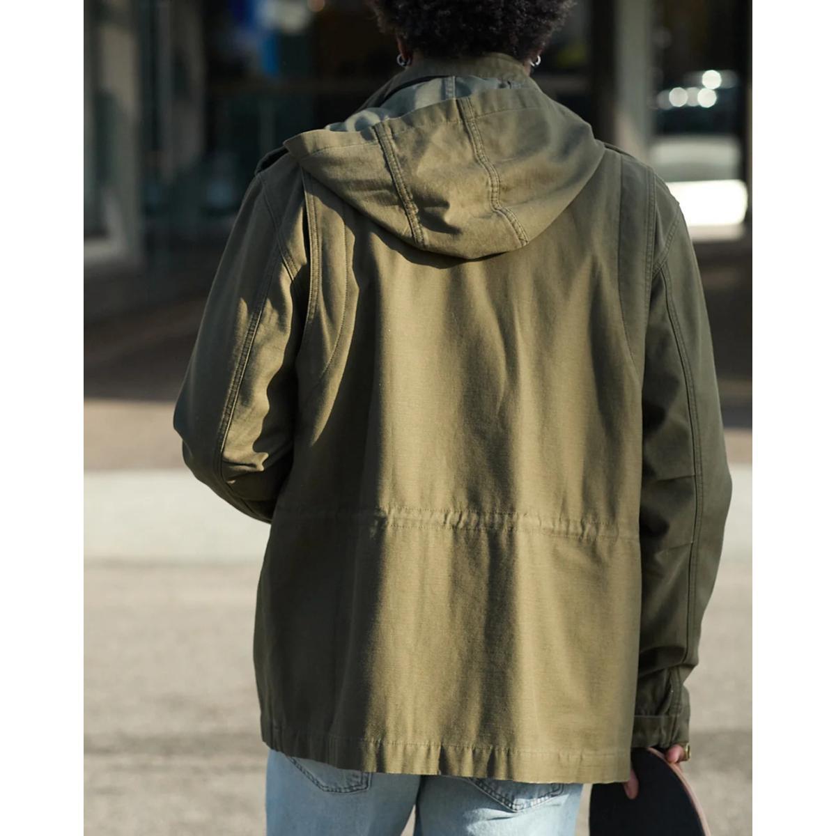 The Journey Jacket Deep Olive Product Image