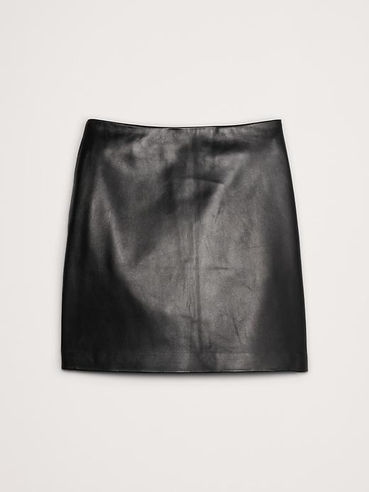 Leather Mini Skirt Product Image