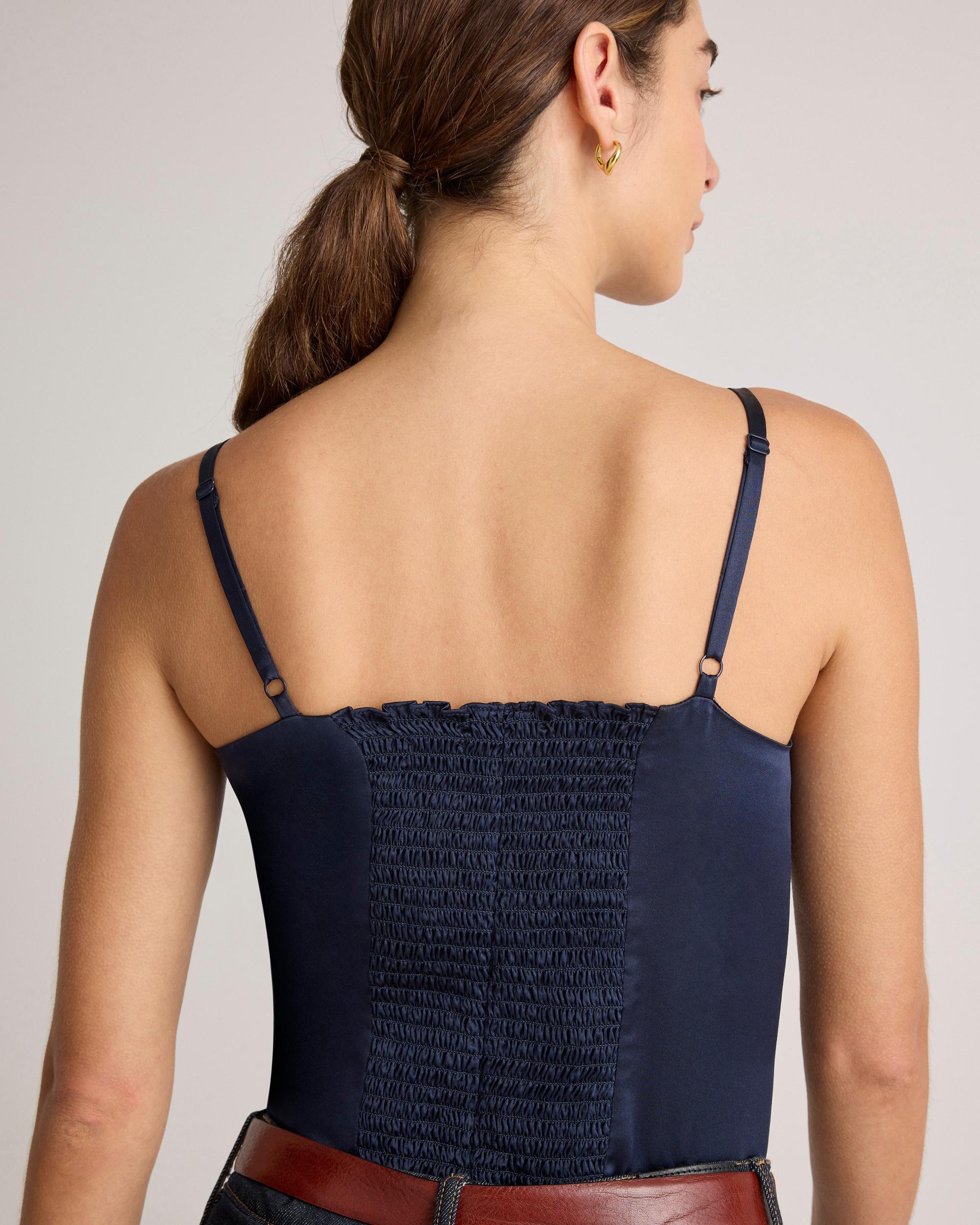 Quince | Women's Square Neck Tank Top Mulberry Silk Product Image