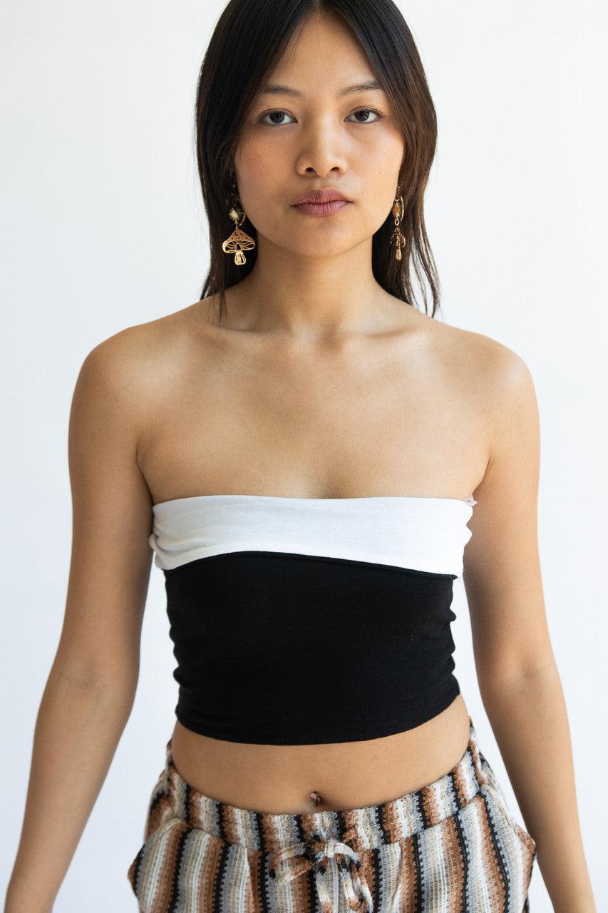 Reversible Fold Over Tube Top Product Image