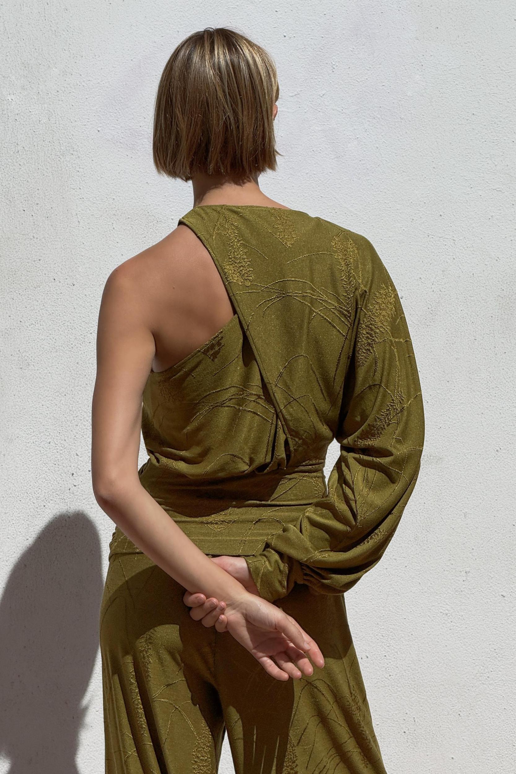 ASYMMETRIC JACQUARD TOP Product Image