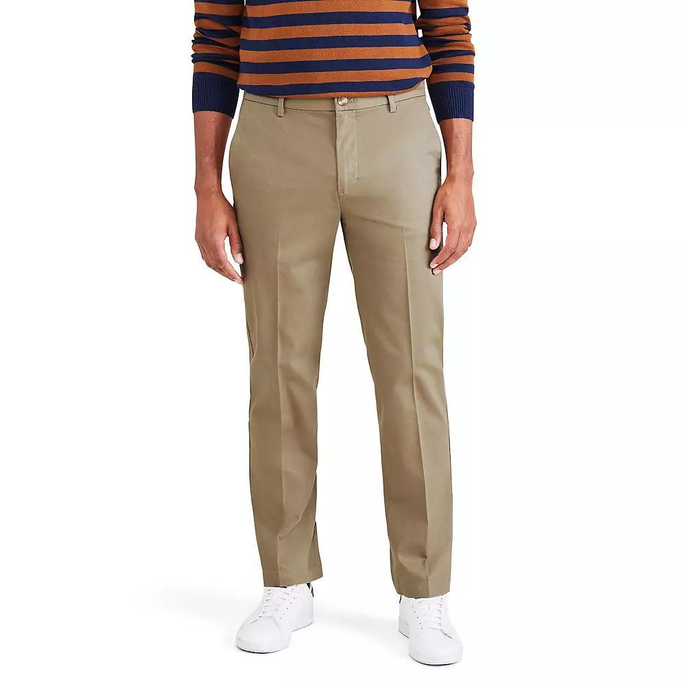 Men's Dockers® Signature Iron-Free Stain Defender Straight-Fit Khaki Pants, Size: 36X29, Burma Grey Product Image
