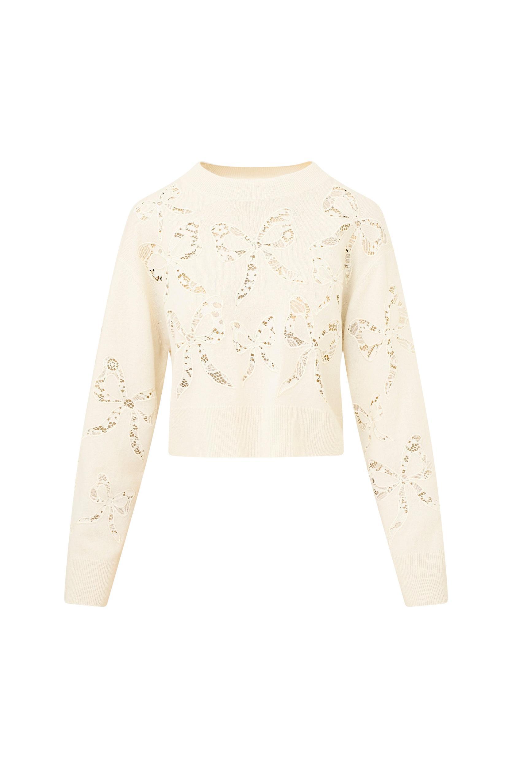 Parson Bow Print Pullover - BLACK Product Image
