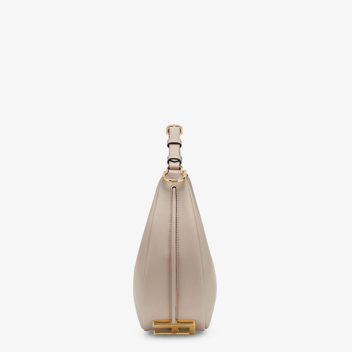 Fendigraphy SmallDove gray leather bag Product Image