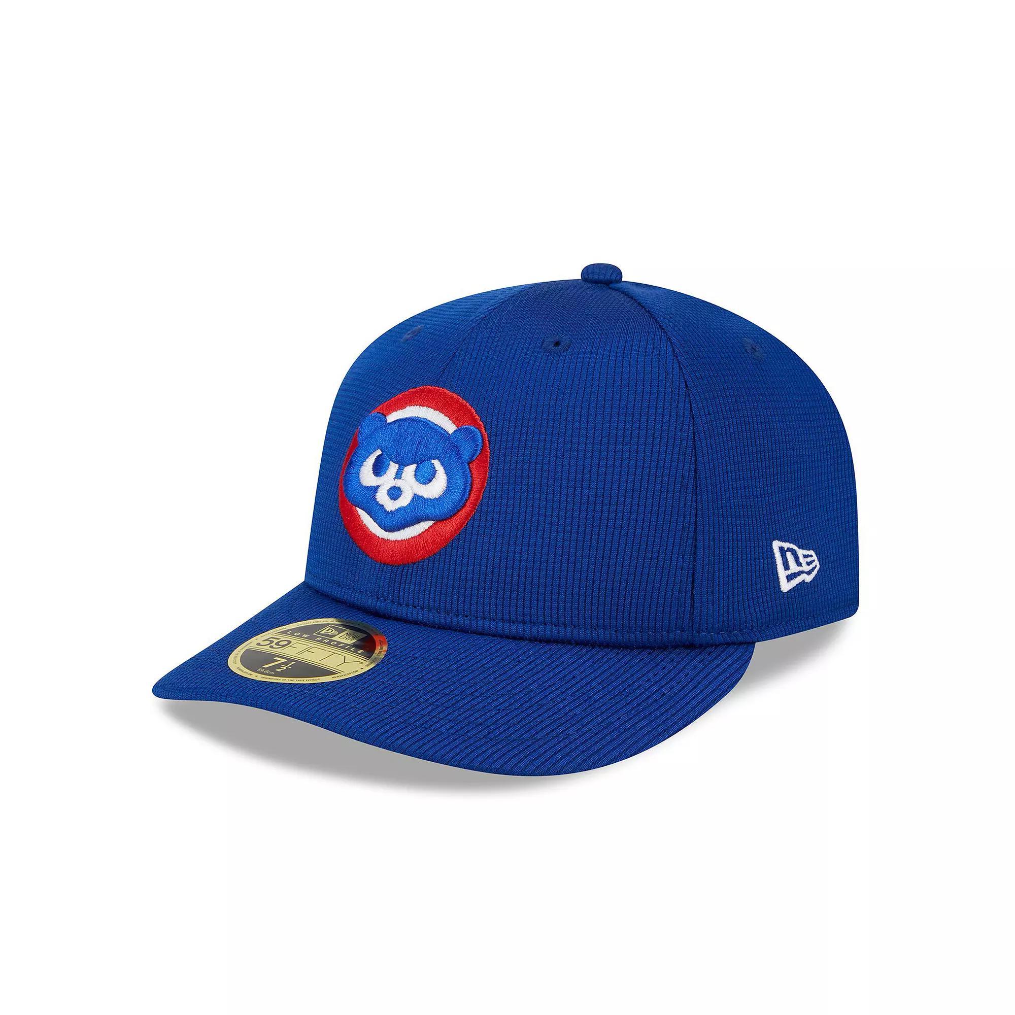 Men's New Era  Royal Chicago Cubs 2024 Batting Practice Low Profile 59FIFTY Fitted Hat, Size: 7 7/8, Blue Product Image