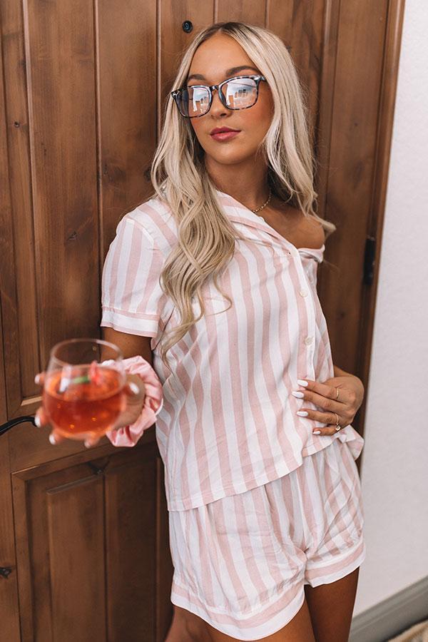 Waking Up In Hollywood Stripe Top Product Image