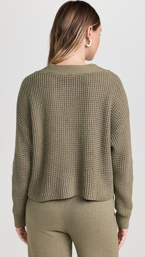Eberjey Recycled Sweater Cropped Cardigan | Shopbop Product Image