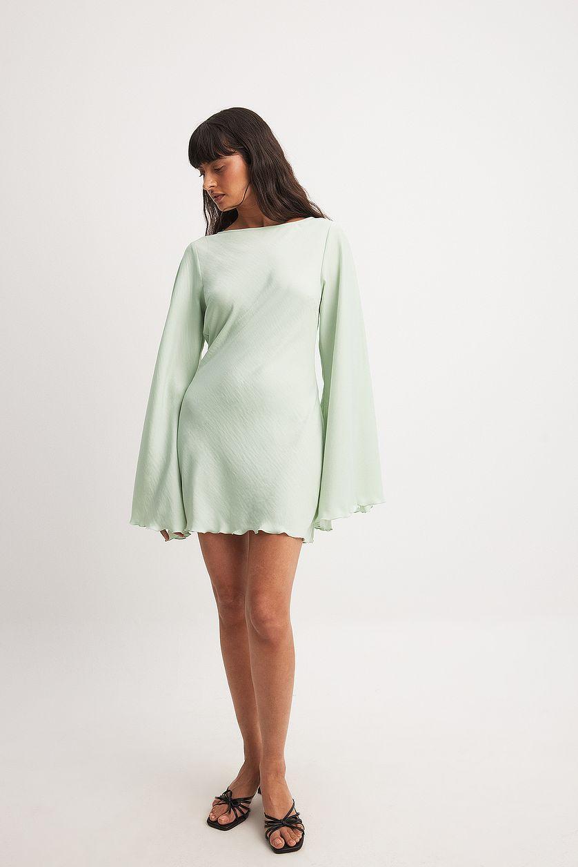 Flowy Open Back Mini Dress Product Image