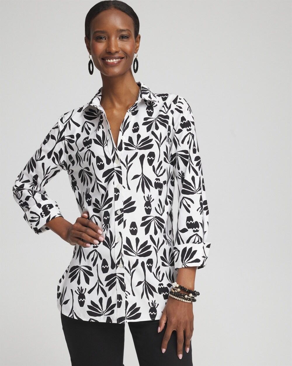 No Iron™ Stretch Pottery Shirt Product Image