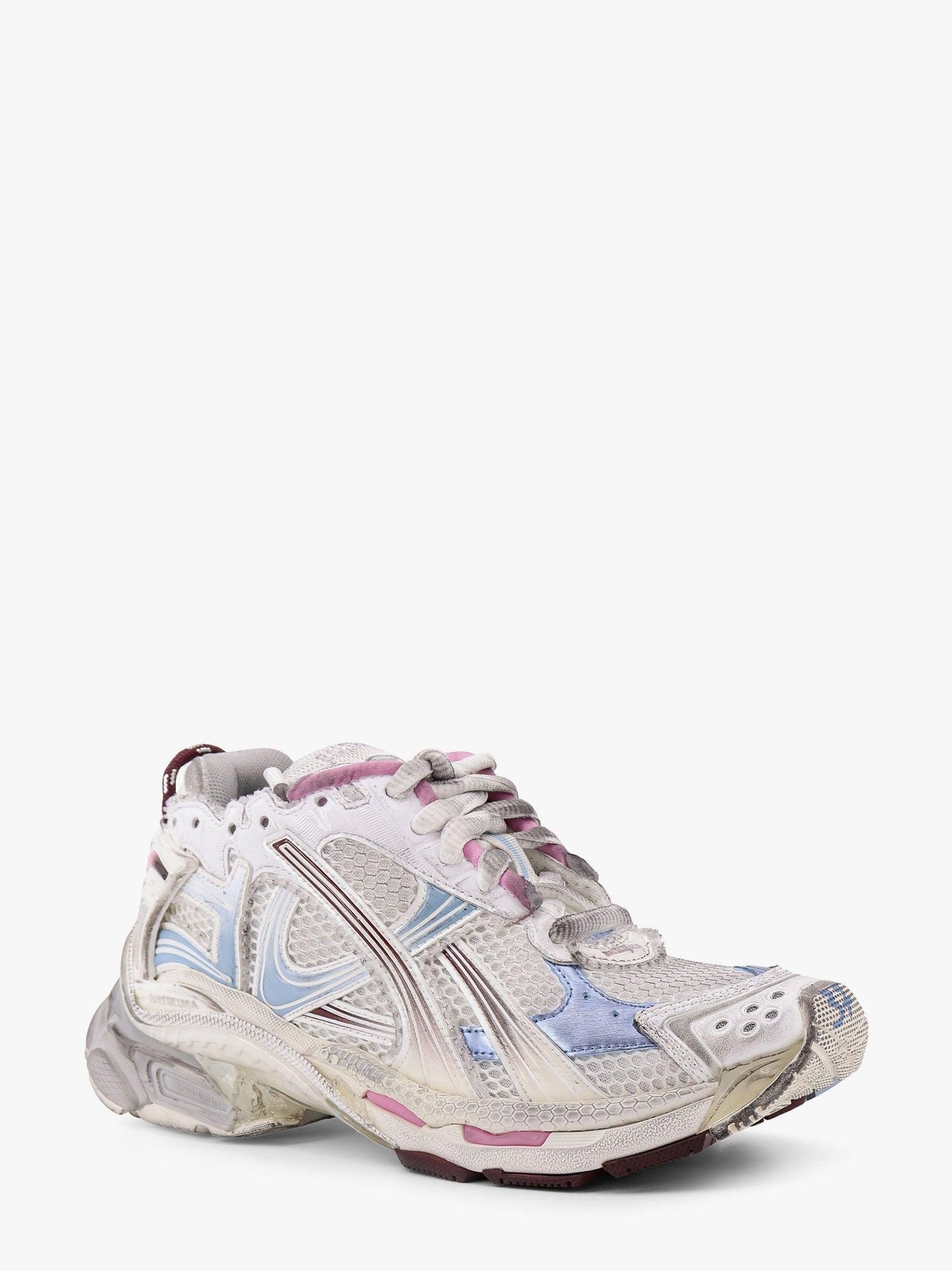 BALENCIAGA Runner Gradient Sneakers In White Product Image